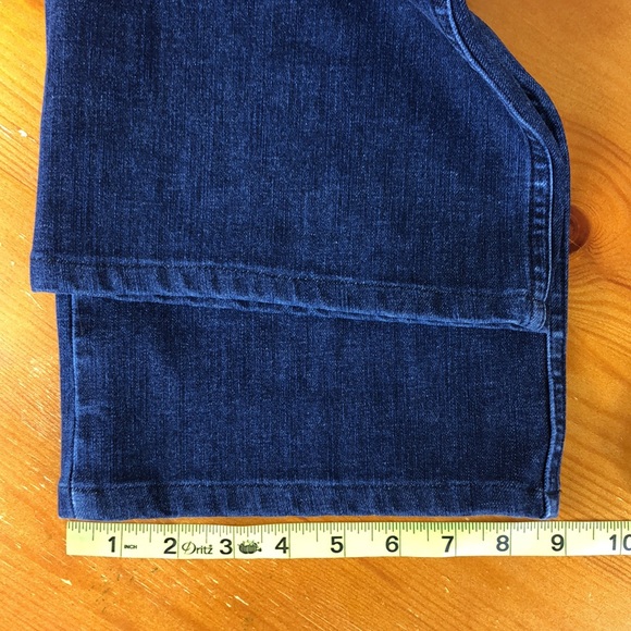 Soft Surroundings Cotton Elastic High Waist Pull On Denim Cropped - Picture 10 of 12